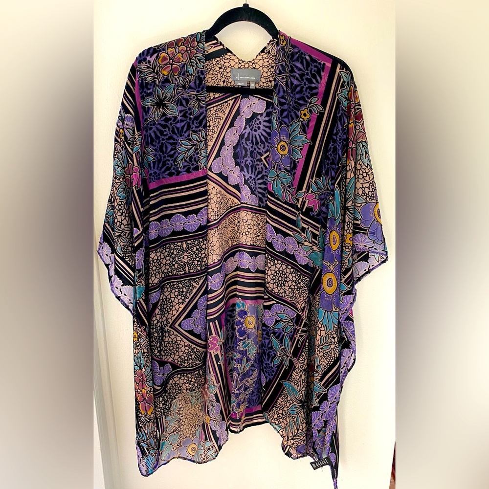 Anthropologie Burn-Out Velvet Over Piece